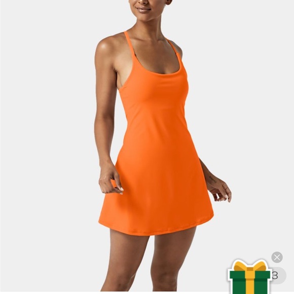 ORANGE Everyday Cloudful Fabric Backless 2-in-1 Cool touch dress Euphoria air - Picture 2 of 3